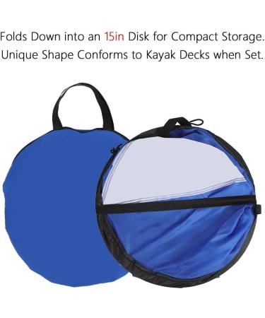 VGEBY 108cm Kayak Boat Wind Sail - Foldable Canoe Downwind Paddle with Storage Bag & Transparent Window - Sailboat Accessories Kit - Buy Online on GoSupps.com