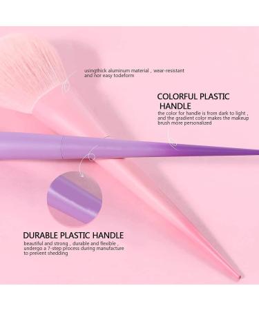 Stylish Candy Colored 17-Piece Soft Makeup Brush Set | Aluminum Tube | Perfect for Dating Parties & Outdoor Glam - Buy Online on GoSupps.com