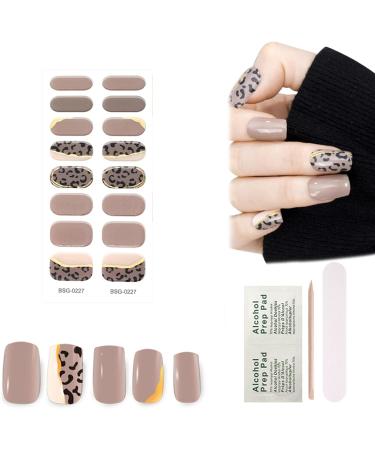 16 Sticker Semi Cured Gel Strips Gel Nail Full Wraps Strips Gel Nail Stickers UV/LED Lamp Required Nail Wrap Semi Cured Gel Nail Strips Pedicure Semi Cured Gel Nail Strips Starter Kits Gel - Buy Online on GoSupps.com