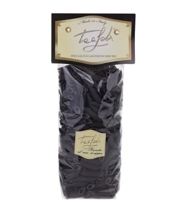 Tealdi Pennette al Nero di Seppia Black pasta with squid ink pasta squid ink Italian 500 g