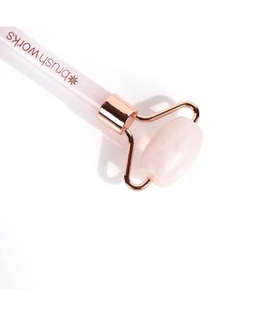 Buy Brushworks Brazilian Rose Quartz Stone Roller | Best Facial Massage Tool | International Shipping Available - Buy Online on GoSupps.com