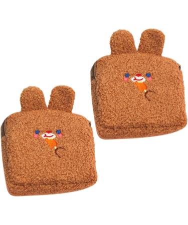 Solustre 8 STK Kawaii Plush Wallet & Cosmetic Bag - High Capacity Coin Pouches for Women & Girls - Buy Online on GoSupps.com