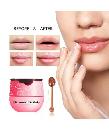Lime & Watermelon Lip Balm | Exfoliating Moisturizer for Dry Cracked Lips | Honey Lip Care | Reduce Lip Lines & Lighten Lips - Buy Online on GoSupps.com