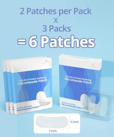 Shop Dissolving Microdart Patches for Under Eye & Smile Lines | Hyaluronic Acid & Tea Tree - 3 Pairs Anti-Wrinkle Patches for Overnight Use - Buy Online on GoSupps.com