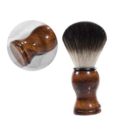 Frcolor Bartbrush cosmetic bag made of crossstick needle pillow wedding top tape tortoise toy soft bare cleaning brush portable shaving brushes beauty-tools man wooden