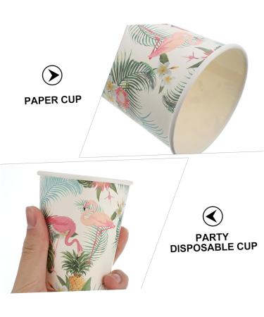 Abaodam 18pcs Flamingo Cake Wai Cake Decoration Hot Coffee Cups Flamingo Paper Cups The Summer Mouthwash Cup - Buy Online on GoSupps.com