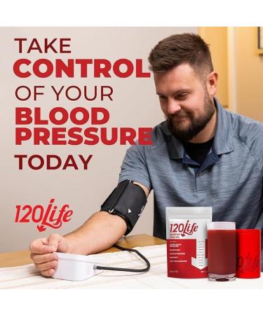 120LIFE Blood Pressure Support Natural Beet Root Powder Drink Mix with Pomegranate Powder Cranberry Supplement Tart Cherry Hibiscus and Magnesium (28 Servings) - Gluten-Free Vegan - Buy Online on GoSupps.com