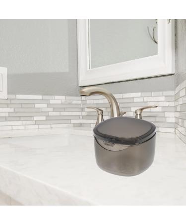 Denture Case: Reusable Plastic Storage Box for False Teeth - Grey | Orthodontic Retainer & Mouth Guard Holder for Travel & Home - Buy Online on GoSupps.com