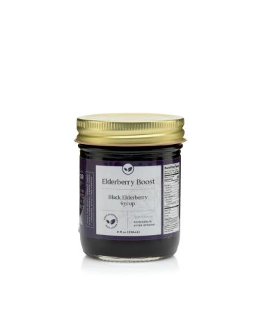 Elderberry Boost - All-Natural Elderberry Syrup with Raw Honey - Made for Kids & Adults (8 oz)