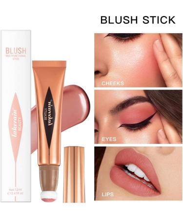 Silky Liquid Contour & Highlighter Wand - Cream Blush & Bronzer Stick with Cushion Applicator - Natural Face Glow (#02) - 1 Count - Buy Online on GoSupps.com