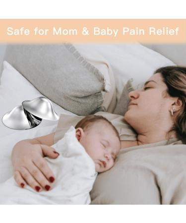 999 Silver Nipple Shields Nickle-free Silver Nipple Shields for Nursing Newborn Nursing Cover for Breastfeeding Protect and Soothe Breastfeeding Essentials Silver Nipple Cups - Buy Online on GoSupps.com