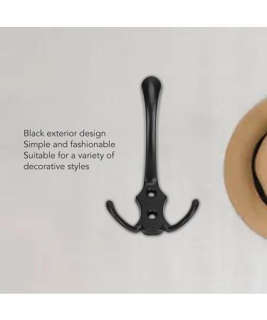 Miskall Black Coat Hooks Stylish Utility Set for Efficient Storage Home Office Zinc Alloy - Buy Online on GoSupps.com