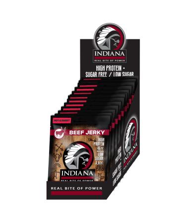 Indiana Jerky Beef Jerky (Beef Hot & Sweet 25 g x 15 pcs)
