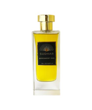 Oud Bergamot Eau de Parfum - Arabian Perfume for Men and Women | Long Lasting Oud Wood Bergamot Pineapple Tonka Beans Floral & Spicy | Sustainably Hand Made Unisex Luxury Fragrances