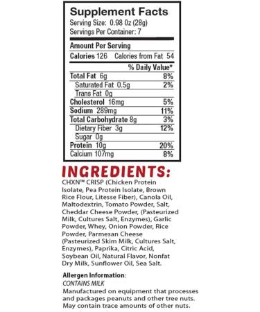 Barn Dad Nutrition Crispy Protein Bites - Pizza Flavor | 7 Servings, 70g Protein | 6.9oz Bag - Buy Online on GoSupps.com