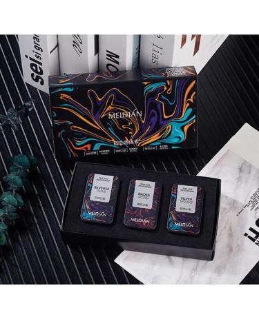 Solid Perfume Set Personal Fragrance All Natural Craftsmanship for Men Travel Friendly with Sliding Jar Series Black - Buy Online on GoSupps.com