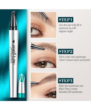 Jinhayson Microblading Eyebrow Pen Make Full Beauty Eyebrow Pen Giphogantic Eyebrow Pen Liquid Eyebrow Pewaterproof Makefullbeauty Eyebrow Pen Waterproof Microblading Pen (2#) - Buy Online on GoSupps.com
