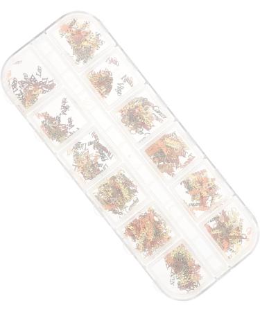 minkissy 5boxes Constellation Nail Charm Nails Designed Diy Word of Ladies Art for Decors As Decorations Twelve Constellations Shown Girls D Ornaments and Zodiac Charms Message - Buy Online on GoSupps.com