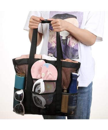 JINSBON Beach Bag with Foldable Design for Travel Family Outings and Picnics Zp02 Black - Buy Online on GoSupps.com