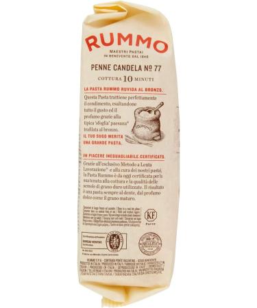  Italian Gourmet E.R. Rummo Penne candela N. 77 Durum Wheat Semolina Pasta 500 g + Box Italian Gourmet Polpa di Pomodoro 400 g - Buy Online on GoSupps.com