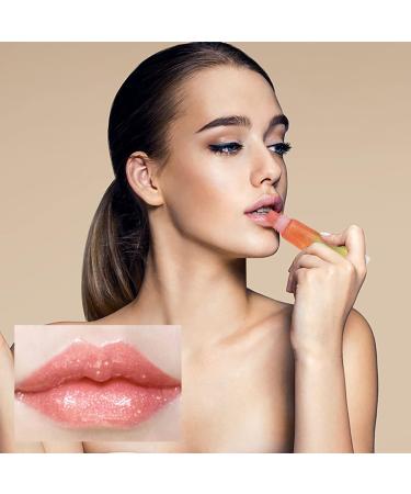 Buy Two-Color Plumping Lip Gloss - Pearl Glossy Finish Hydrating Gel Lip Balm 15ml | Longwear & Moisturizing - Buy Online on GoSupps.com