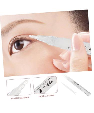 POPETPOP 2 Sets Makeup Tool Invisible Double Eyelid Double Eyelid Tape Eyelid Strips Single Sided Eyelid Tape Eyelid Glue Invisible Eyelid Lift Strip White Liquid Eye Patch Eyelash 15X3X2CM White - Buy Online on GoSupps.com