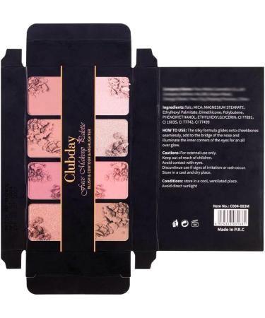 INTEROOKIE Matte Rouge Blush Highlight Three-dimensional Contour Makeup Palette - The Ultimate Grooming Solution (30g*01) - Buy Online on GoSupps.com