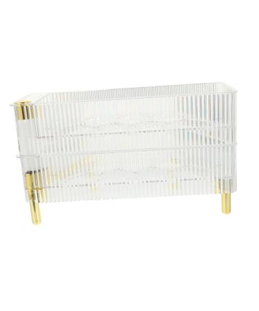 Generic Box Plastic Stand Egg Trays for Deviled Eggs Household Organizer for Refrigerator Carton re-usable Transparent 26.5X16X10CM