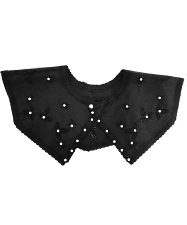 False Collar Women Faux Collar Collar Detachable Collar For Dress Embroidery Collar Lace Collar Sweater Collar Detachable Collars For Women Vintage Coffee - Buy Online on GoSupps.com