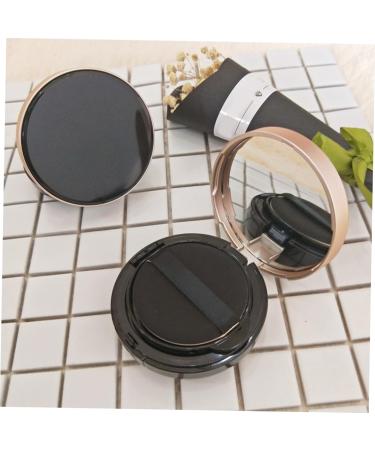 minkissy Box Dispenser Container Body Powder Makeup Containers Black Container Loose Powder Containers Makeup Powder Container Powder Dispenser Travel Filling Powder Puff Abs - Buy Online on GoSupps.com