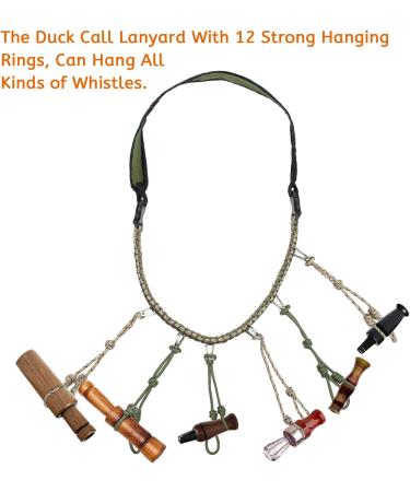Adjustable Coolrunner Duck Call Lanyard for Hunting - Removable Paracord Loops for Duck, Pheasant, Waterfowl, Predator - Buy Online on GoSupps.com