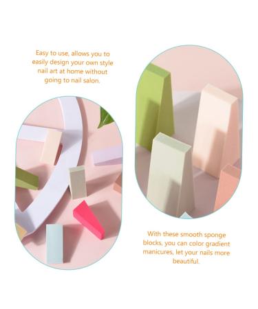 Beaupretty 96 pcs Nail Gradient Sponge Applicators & Makeup Blending Sponges for Flawless Application | International Shipping Available - Buy Online on GoSupps.com