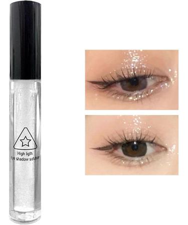 Liquid Shimmer Eyeshadow - Gel Eyeshadow | Shimmer Eye Shadow Waterproof Long Lasting Quick-Drying Sparkling Eye Shadow Makeup Kits Fulenyi 01# White Moonlight - Buy Online on GoSupps.com