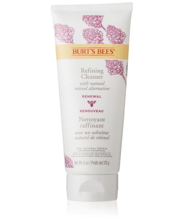 Burt's Bees Face Wash Renewal Refining Facial Cleanser with Bakuchiol Natural Retinol Alternative 170 g