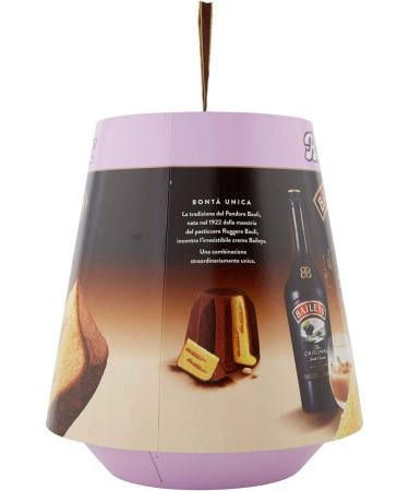  Italian Gourmet E.R. Bauli Il Pandoro Baileys with Baileys cream decorated with sweet cocoa 750 g + gourmet Italian pulp 400 g - Buy Online on GoSupps.com