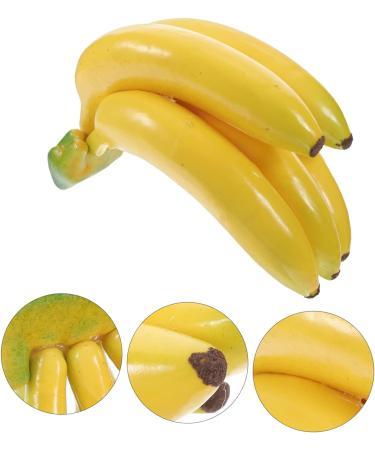Zerodeko 5pcs Simulated Banana Vegetable Banana Fake Banana Model Fake Fruit Model Pretend Play Fruit Banana Model Decor Fake Fruit Playing Toy Simulation Banana Ornaments Foam Household As Shownx5pcs 18.5X10CMx5pcs - Buy Online on GoSupps.com