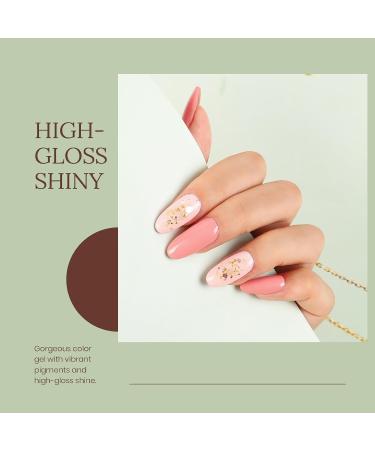 Nail Varnish Sets - Nude Pink Nail Polish Set - Quick Dry & Long Lasting Nail Polish - Oil-Based Formula Nail Polish Gift Set for DIY Nail Art No Need Baking - Buy Online on GoSupps.com