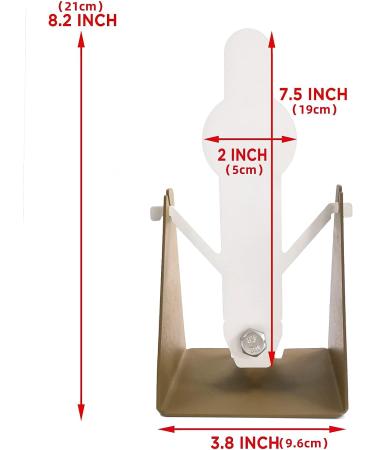 ATFLBOX 2 Pcs Resetting Metal Shooting Practice Targets for Airsoft Pistol BB Guns - Outdoor and Indoor Use - Buy Online on GoSupps.com