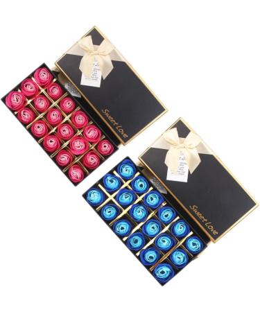 TOVINANNA 2boxes Creative Fragrance for Women Motherd Day Clipper Holders for Barbers Mothered Day Womens+perfume Perfumes for Women Flower Soap Women+perfume Box Rose - Buy Online on GoSupps.com