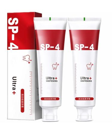Yayashi Sp-4 Toothpaste Sp-4 Whitening Toothpaste Fresh Breath Sp-4 Toothpaste Brightening & Stain Removing Toothpaste (2Pcs)