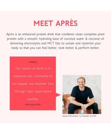 Apres Plant-Based Protein Shake Sea Salt Chocolate with MCTs & Electrolytes  Vegan  Non-GMO  Dairy-Free  Gluten-Free  Soy-Free Drink 11 Fl Oz  12 Bottles Sea Salt Chocolate 11 Fl Oz (Pack of 12) - Buy Online on GoSupps.com