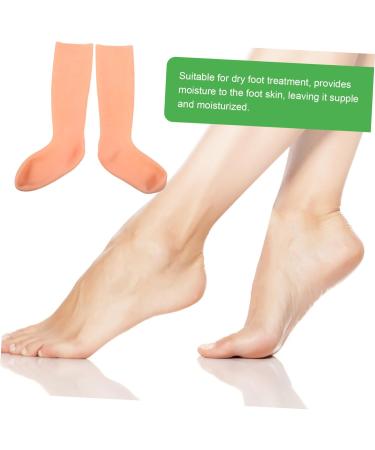 1 Pair Dry Foot moisturizing Socks Women's moisturizing Long Socks for Foot Care Lotion moisturizing Socks Full Foot Elastic Stockings moisturizing sebs Care - Buy Online on GoSupps.com