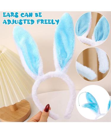 PNPGDYK 2 Pieces Bunny Ears Headband Plush Costume Rabbit Hairband Christmas Cosplay Party Hair Styling Costume Dress Up for Women Girls - Buy Online on GoSupps.com