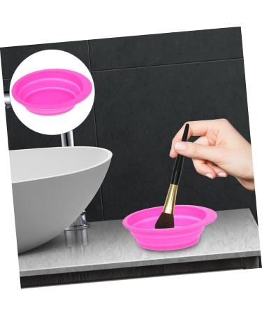 Housoutil Cleaning Pad Makeup Brush Cleaner Brush Cleansing Mat Cosmetic Brush Cleaner Pad Brush Rinsing Pad Cleaning Tool Washers Brush Cleansing Pad Silica Gel Makeup Egg Make up 14.5x11cm Rosy - Buy Online on GoSupps.com