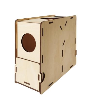 Generic Grain Cleaning Thrower Wind Husker Lightweight Grain Blowing Machine DIY Wooden Assembly Box for Household Backyard