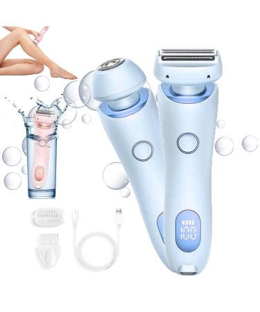 Duskofficial Razor Duskofficial The Glide Pro 3.0 Premium Shaver Dusk Official Shaver Dusk Official Electric Razor Portable Wet-Dry Shaver for Legs Arm Bikini (Blue)