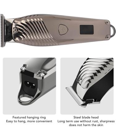 Hair Clippers for Men | USB Rechargeable Waterproof Ergonomic Electric Hair Trimmer with LED Display | Quiet Groin & Manscape Trimmer - Buy Online on GoSupps.com