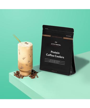 Protein Works Matcha Latte Protein Coffee Coolers | 22g Protein 120mg Caffeine | Coffee Flavoured Shake | 33 Servings | 1kg Pack - Buy Online on GoSupps.com