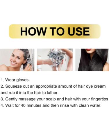 Pure Plant Extract for Gray Hair Natural Black Hair Dye Natural Black Hair Dye Safe - Buy Online on GoSupps.com