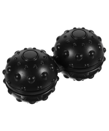 Frcolor 2st Bunsenbrenner Yoga balls massage roller glass holder made of rattan body massager Action-camera bag peanut ball massage ball muscle massage rollerball connected yoga ball